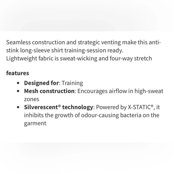 Lululemon sz XL Metal Vent Tech Long Sleeve Black / Anchor great pre owned cond - Picture 10 of 10